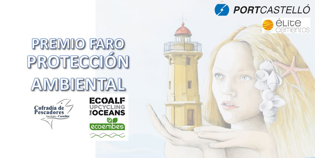 La Cofradía de Pescadores de Castellón, Ecoembes y Fundación Ecoalf reciben el premio Faro PortCastelló a la Protección Medioambiental